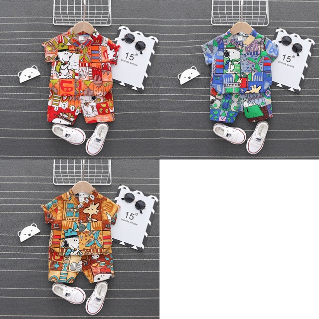 ha1683 เสื้อ+กางเกง size 80-110 จำนวน 4 ตัวต่อแพ็ค