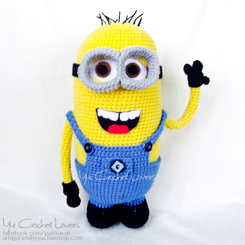ตุ๊กตาถักไหมพรมมินเนี่ยล Minion From Despicable Me