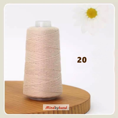 ไหมฝ้ายธรรมชาติ 20 lighy khaki