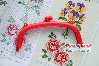 ปากกระเป๋าปิ๊กแป๊กพลาสติก ขนาด 6 นิ้วกว่าๆ