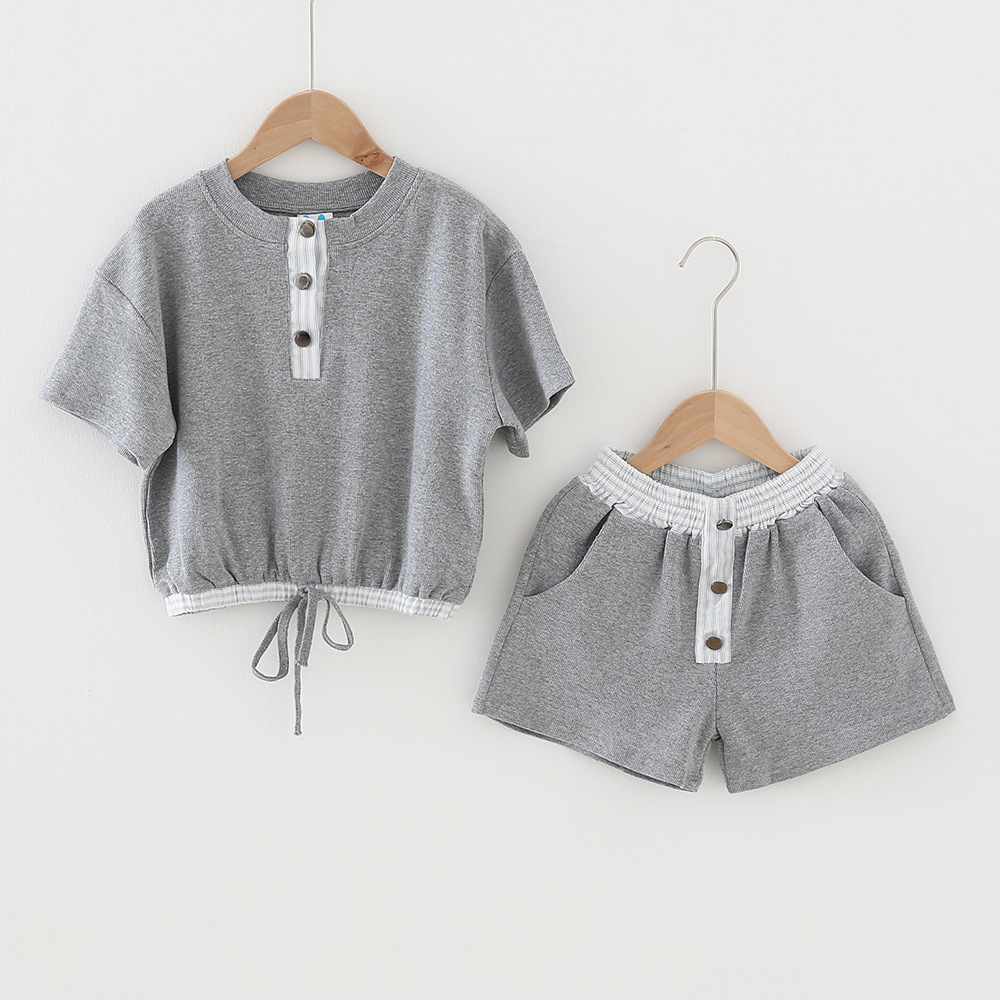 mu756 เสื้อ+กางเกง 3 ตัวต่อแพ็ค เด็กโต size 120-160 (เลือกให้ครบแพ็ค) **โรงงานลดราคาจนกว่าสินค้าจะหมด**