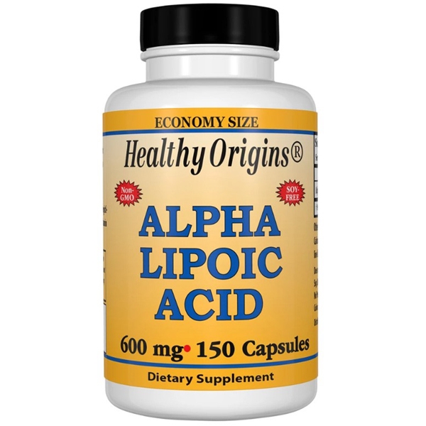 พร้อมส่งฟรี แอลฟาไลโพอิกแอซิด Healthy Origins ALA Alpha Lipoic Acid 600mg