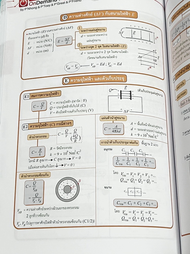 ►ออนดีมานด์◄ หนังสือกวดวิชาฟิสิกส์ ครูพี่โหน่ง พี่เตย พี่เกรท พี่เฟรนด์ V-Series ครบเซ็ท 8 เล่ม มีสรุปเนื้อหา + สรุปสูตร Supermap อ่านง่าย เข้าใจเร็ว อาจารย์มีเน้นจุดที่ต้องใช้สูตรเป็น จุดที่ต้องดู Keyword ดีๆว่าโจทย์ให้อะไรมา มีโจทย์ข้อสอบและแนวข้อสอบย้อ