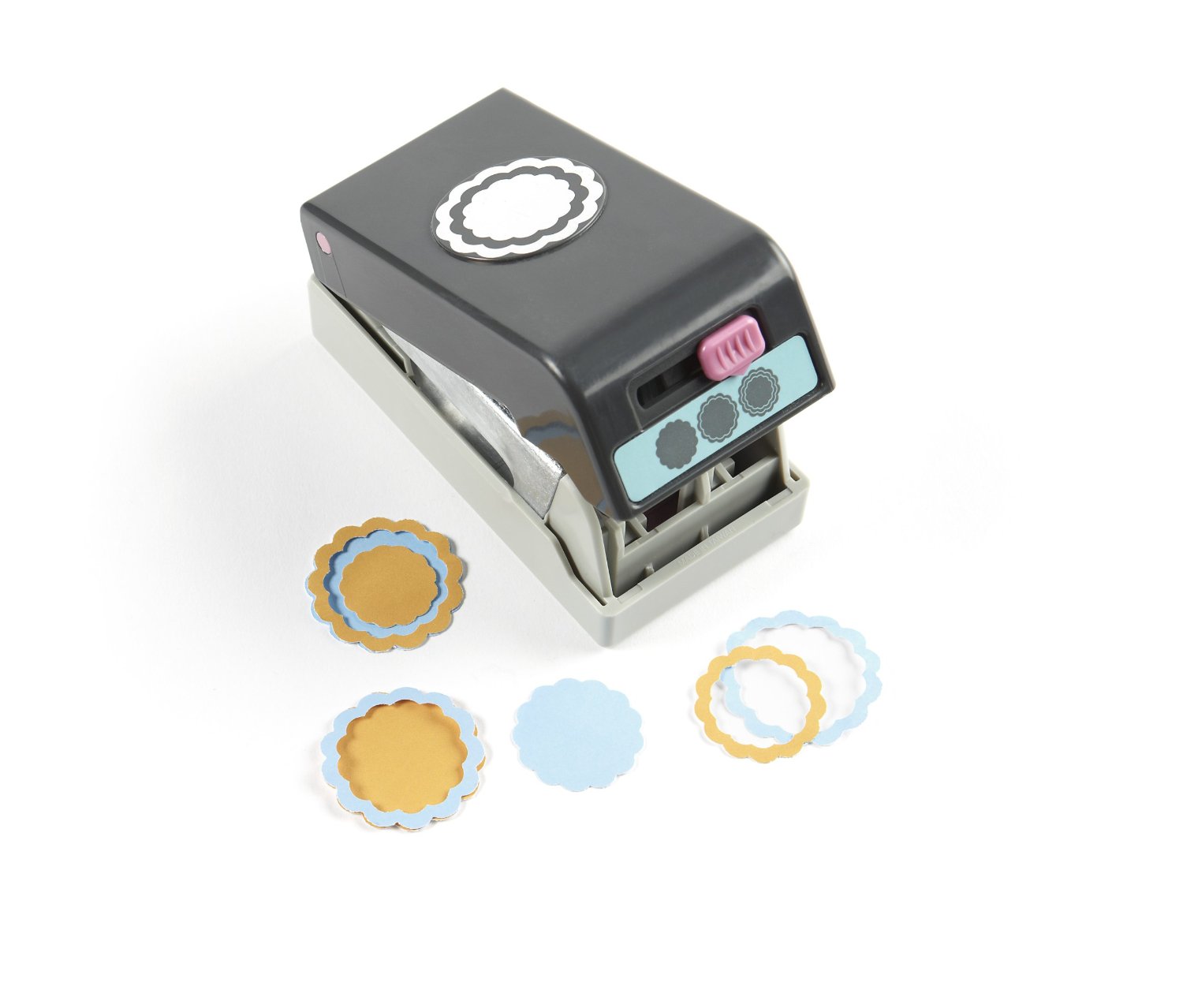 ek Paper Punch : layer punch scallop circle