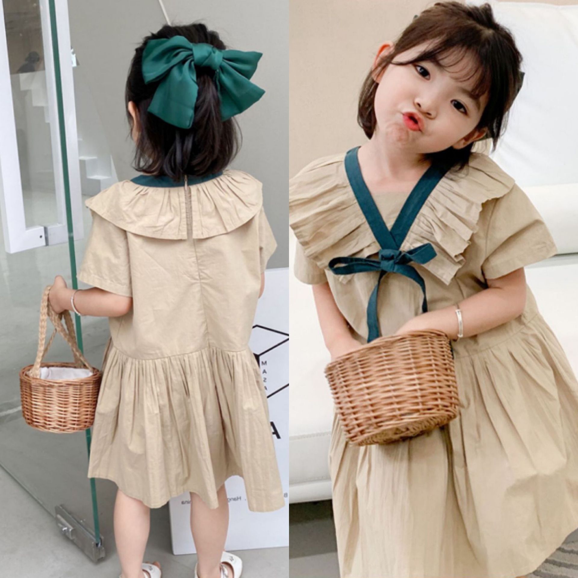 yy48 เดรส size 7-15 5 ชุดต่อแพ็ค (เลือกไซส์ได้ ให้ครบแพ็ค)