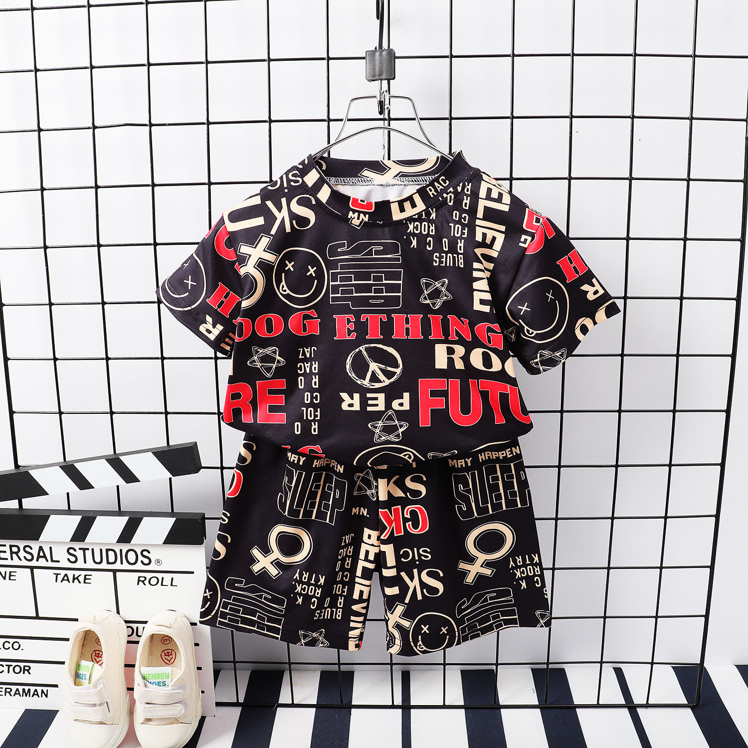ha1669 เสื้อ+กางเกง size 80-110 จำนวน 4 ตัวต่อแพ็ค