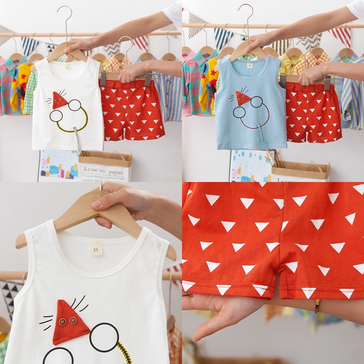 ha1569 เสื้อ+กางเกง size 80-110 จำนวน 4 ตัวต่อแพ็ค