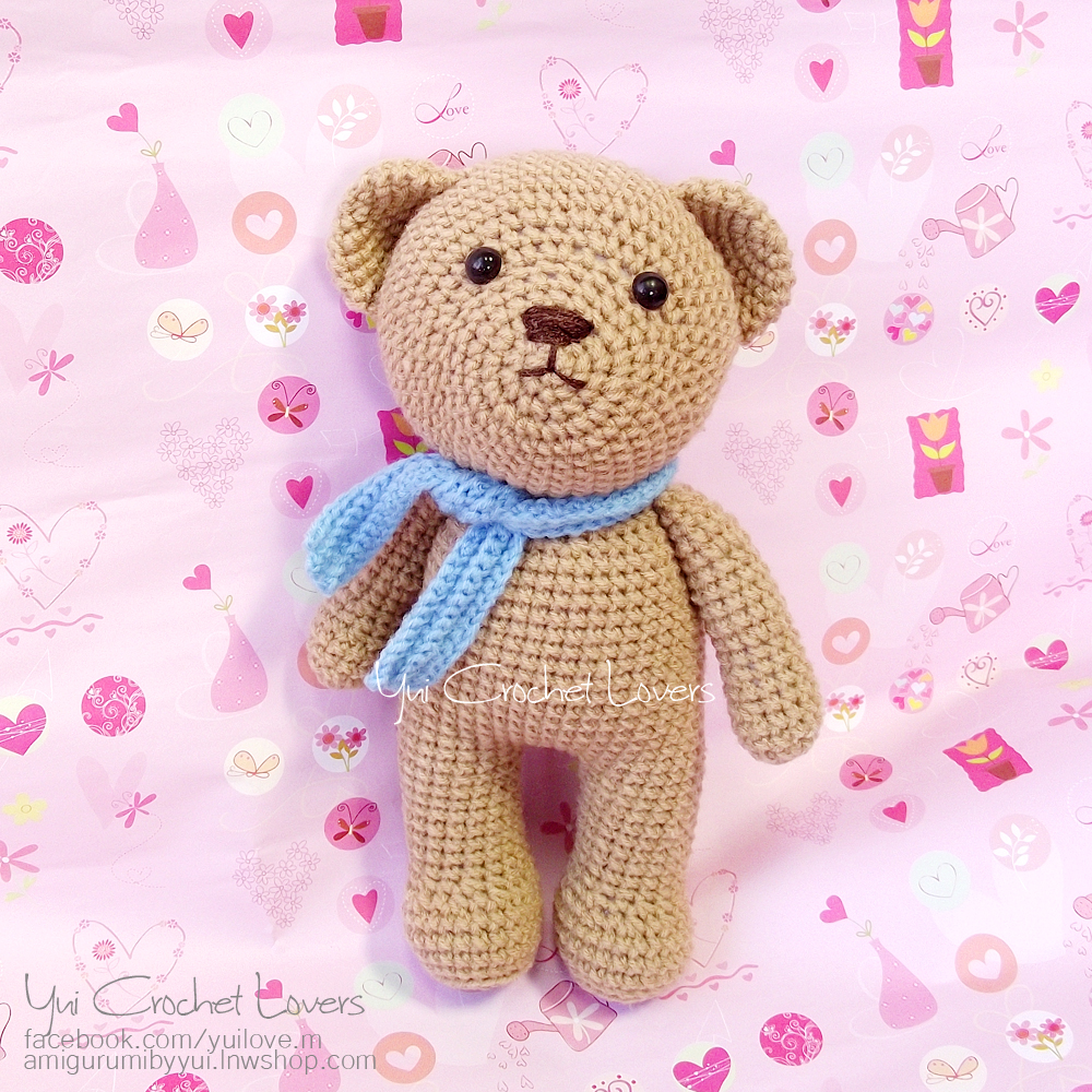 ตุ๊กตาถักไหมพรมหมี เท็ดดี้แบร์ Teddy Bear