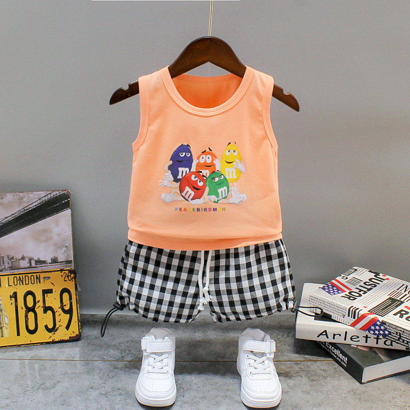 ha1544 เสื้อกล้าม+กางเกง size 80-120 จำนวน 5 ตัวต่อแพ็ค