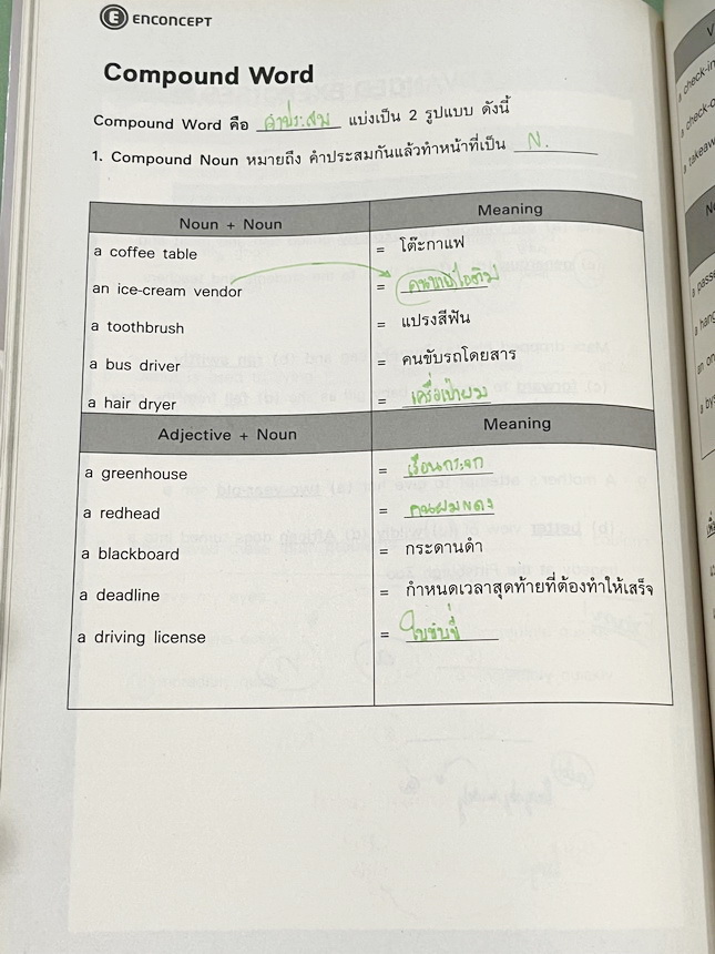 ►ครูพี่แนน Enconcept◄ ครบเซ็ท 6 เล่ม หนังสือกวดวิชาภาษาอังกฤษ Grammar ระดับชั้น ม.ต้น ในเซ็ทมีหนังสือเรียน 3 เล่ม + หนังสือตะลุยโจทย์ 3 เล่ม ในหนังสือเรียนทุกเล่มมี Tips & Tricks เทคนิคลัดในการดูหลักแกรมม่าเยอะมาก มีกฎเหล็ก ข้อห้ามที่ต้องจำ รวมทั้งจุดที่ช