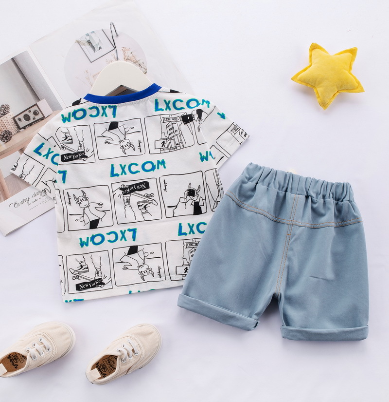 ha1581 เสื้อ+กางเกง size 80-110 จำนวน 4 ตัวต่อแพ็ค