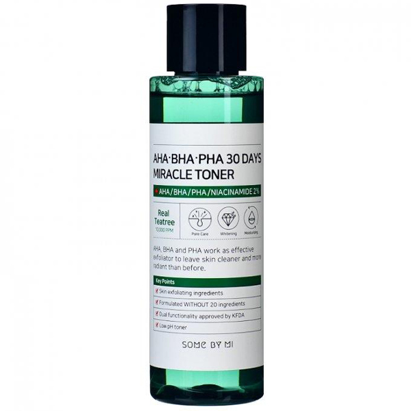 พร้อมส่ง โทนเนอร์รักษาสิว 30วัน SOME BY MI AHA-BHA-PHA 30Days Miracle Toner 150ml.