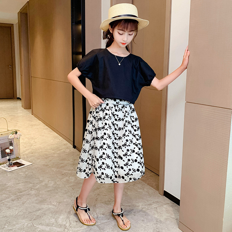 dr5477 เสื้อ+กระโปรง เด็กโต 3 ตัวต่อแพ็ค 110-170 (เลือกไซส์ได้ให้ครบแพ็ค)