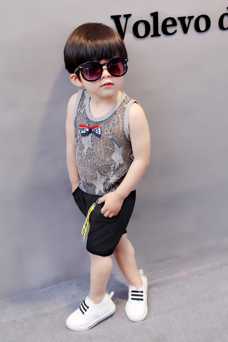 ha331 เสื้อกล้าม+กางเกง size 80-120 5ตัวต่อแพ็ค