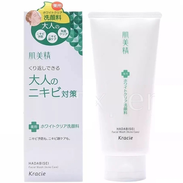 พร้อมส่ง โฟมล้างหน้า Kracie HADABISEI Acne Care White Clear Facial Wash 110g.