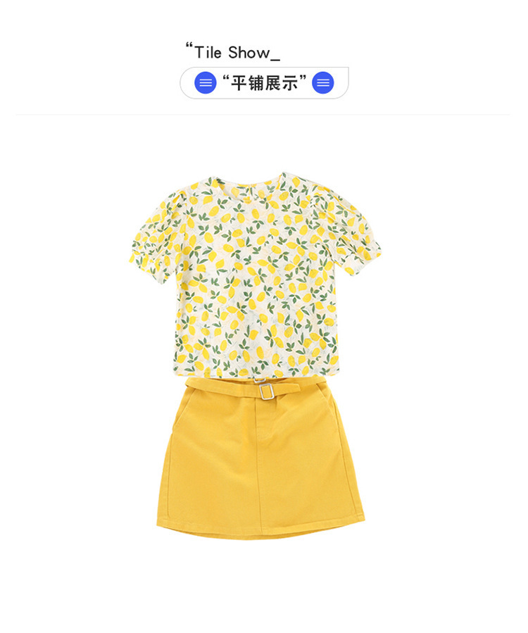 dr4890 เสื้อ+กระโปรง เด็กโต 3 ตัวต่อแพ็ค 110-170 (เลือกไซส์ได้ให้ครบแพ็ค)