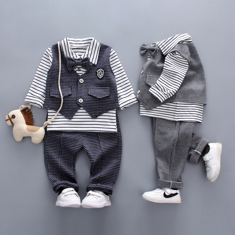 ha501 เสื้อแขนยาว+กางเกง(3ชิ้น) size 80-110 4ตัวต่อแพ็ค