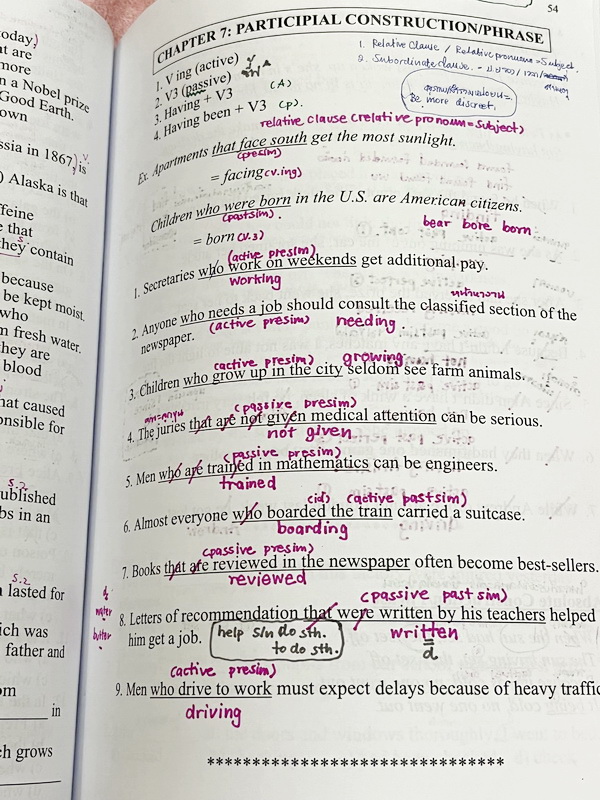 ►Fast English◄ หนังสือกวดวิชา Fast English เล่ม Grammar สรุปแกรมม่าแบบเรียนเร็ว รู้เร็ว จำง่าย มีทั้งหมด 30 บท มีสรุปสูตรแกรมม่าแบบย่นย่อบรรทัดเดียวแต่มีความละเอียดมาก ทำให้อ่านง่าย เข้าใจง่าย มีตัวอย่างประกอบทุกสูตร มีโจทย์ประจำบท จดครบเกือบทั้งเล่ม จดละ