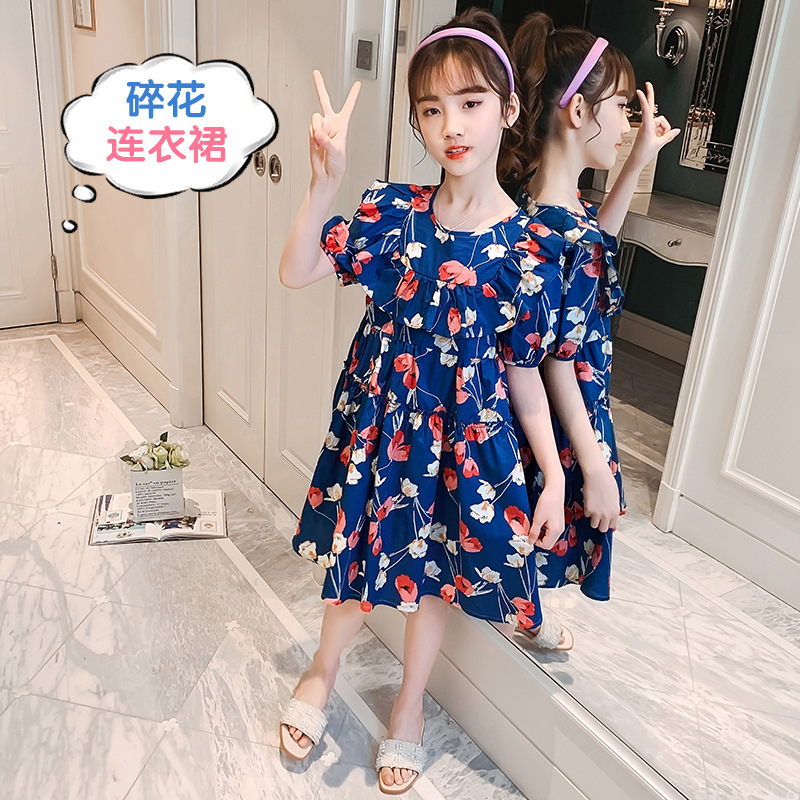 dr4877 เดรส เด็กโต 3 ตัวต่อแพ็ค 110-160 (เลือกไซส์ได้ให้ครบแพ็ค)