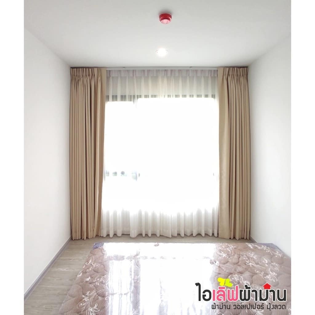 [C241 คอนโด Reach พหลโยธิน52 ผ้ากันแสงยูวี และผ้าโปร่ง งบประมาณ 8,xxx บาท 🙏