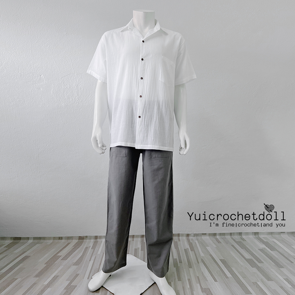 เสื้อเชิ้ตผ้าฝ้าย "สาลู" สไตล์พื้นเมือง ขนาด M-5XL ผ้าบางสวมใส่สบาย ระบายอากาศดี ใส่ไปทะเล