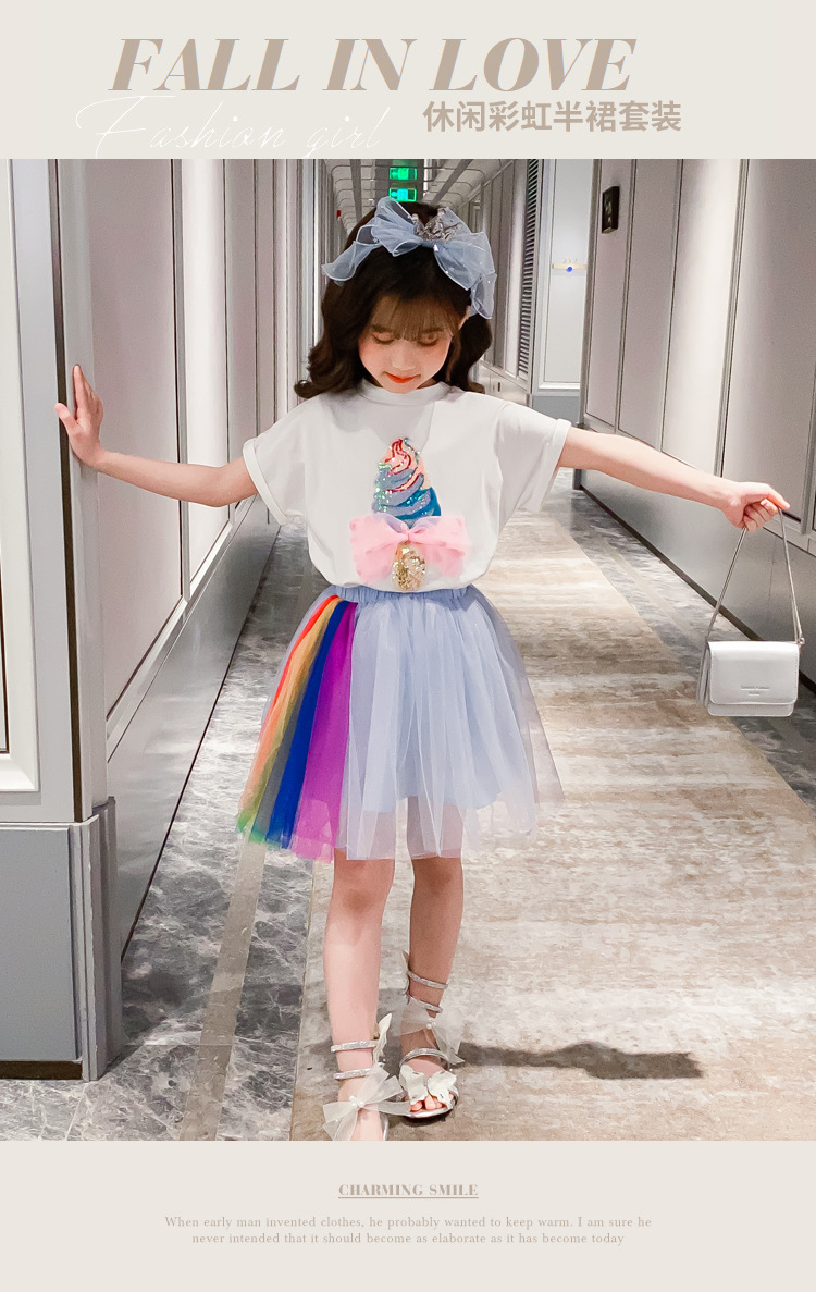 dr4881 เสื้อ+กระโปรง เด็กโต 3 ตัวต่อแพ็ค 110-160 (เลือกไซส์ได้ให้ครบแพ็ค)