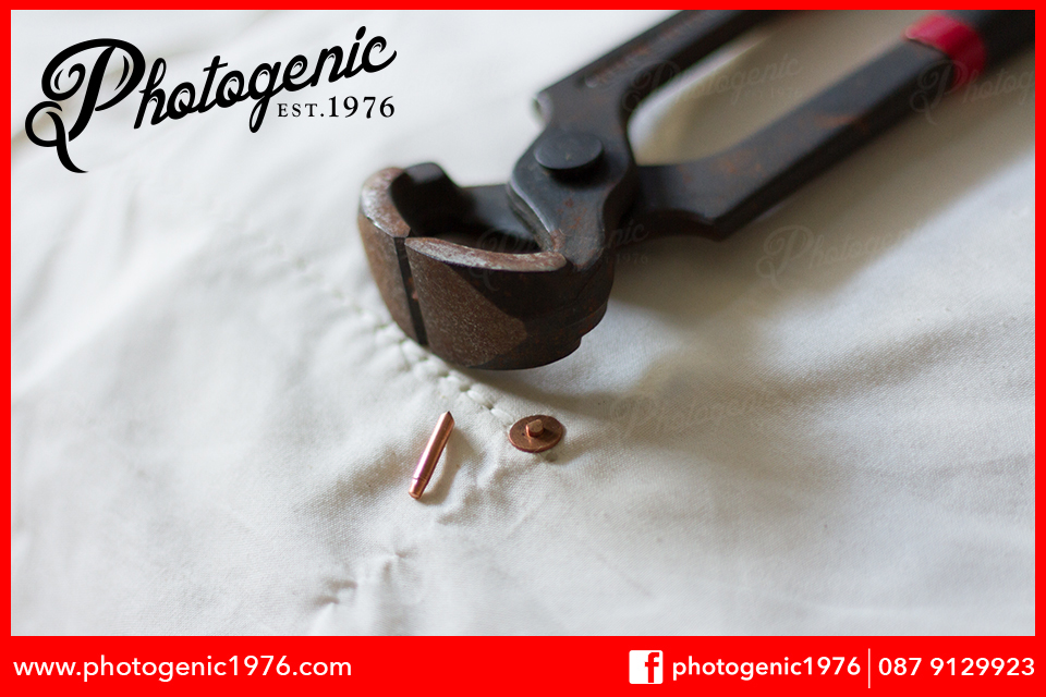 หมุดย้ำ / รีเวททองแดง CR7 แพ็ค 12 ชุด