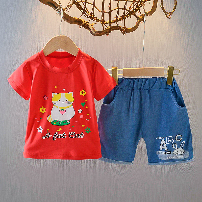 ha1371 เสื้อ+กางเกง size 80-110 จำนวน 4 ตัวต่อแพ็ค
