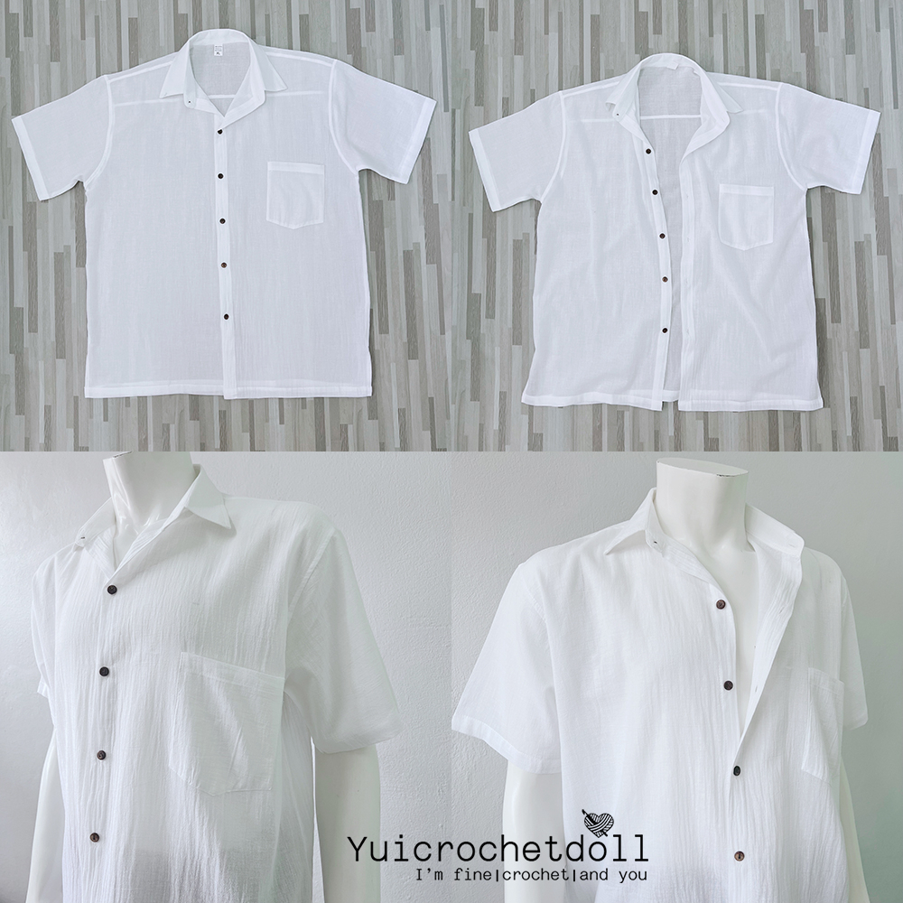 เสื้อเชิ้ตผ้าฝ้าย "สาลู" สไตล์พื้นเมือง ขนาด M-5XL ผ้าบางสวมใส่สบาย ระบายอากาศดี ใส่ไปทะเล