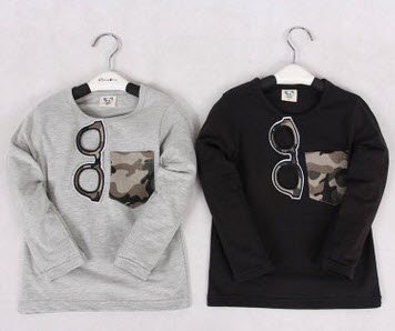 ci372 เสื้อยืดแขนยาว 5 ตัวต่อแพ็ค