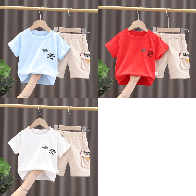 ha1440 เสื้อ+กางเกง size 80-120 จำนวน 5 ตัวต่อแพ็ค