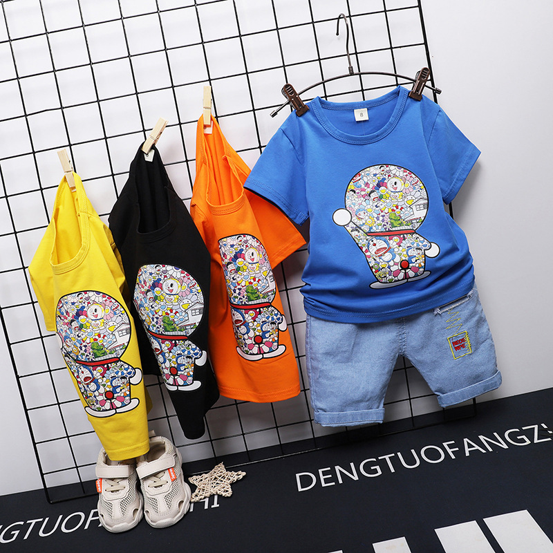 ha1386 เสื้อ+กางเกง size 90-120 จำนวน 4 ตัวต่อแพ็ค
