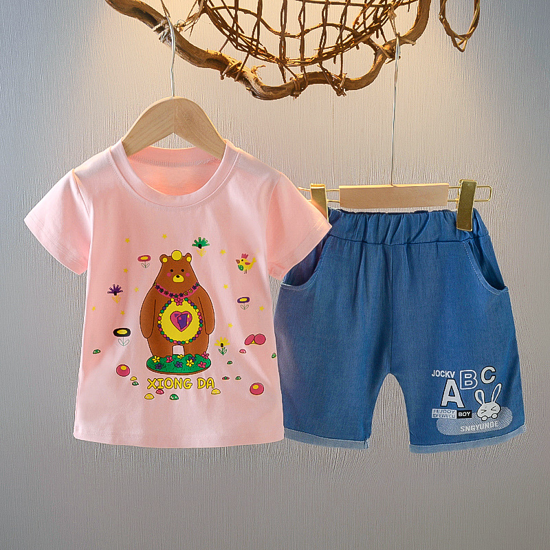 ha1368 เสื้อ+กางเกง size 80-110 จำนวน 4 ตัวต่อแพ็ค