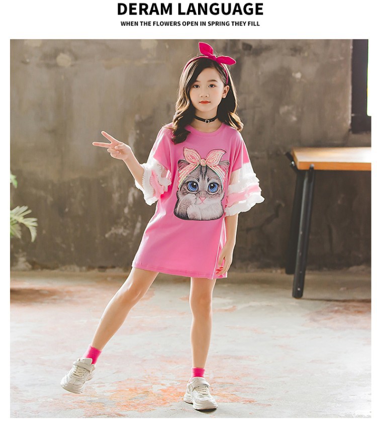 dr3349 เดรส เด็กโต 110-160 3 ตัวต่อแพ็ค (เลือกไซส์ได้ให้ครบแพ็ค)