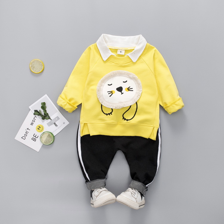 ha503 เสื้อแขนยาว+กางเกง size 80-110 4ตัวต่อแพ็ค