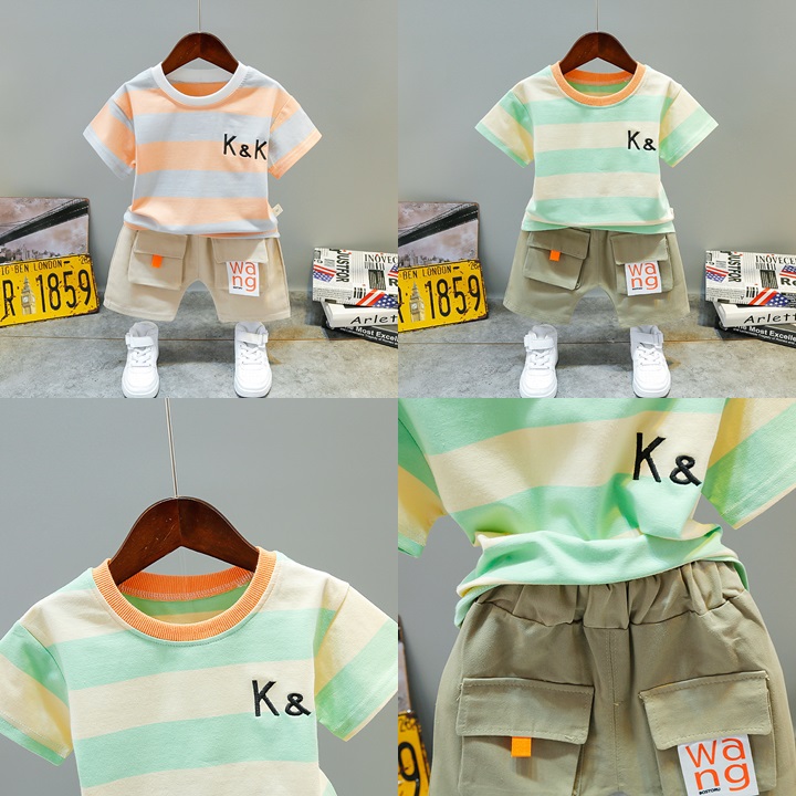 ha1528 เสื้อ+กางเกง size 80-120 จำนวน 5 ตัวต่อแพ็ค