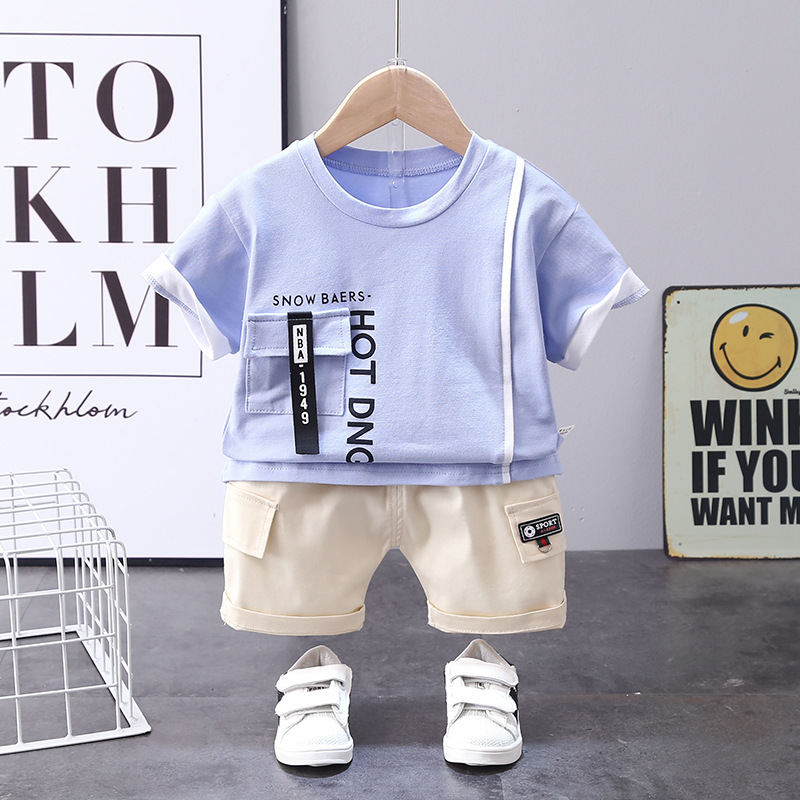 ha1482 เสื้อ+กางเกง size 80-110 จำนวน 4 ตัวต่อแพ็ค