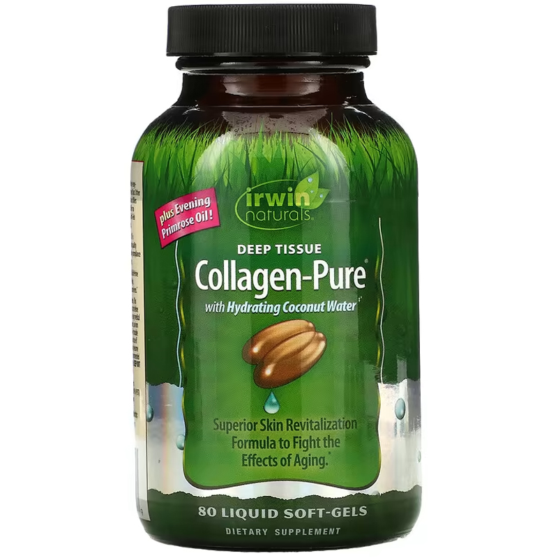 พร้อมส่งฟรี วิตามินผิว คอลลาเจน Irwin Naturals, Collagen-Pure, Deep Tissue, 2000mg