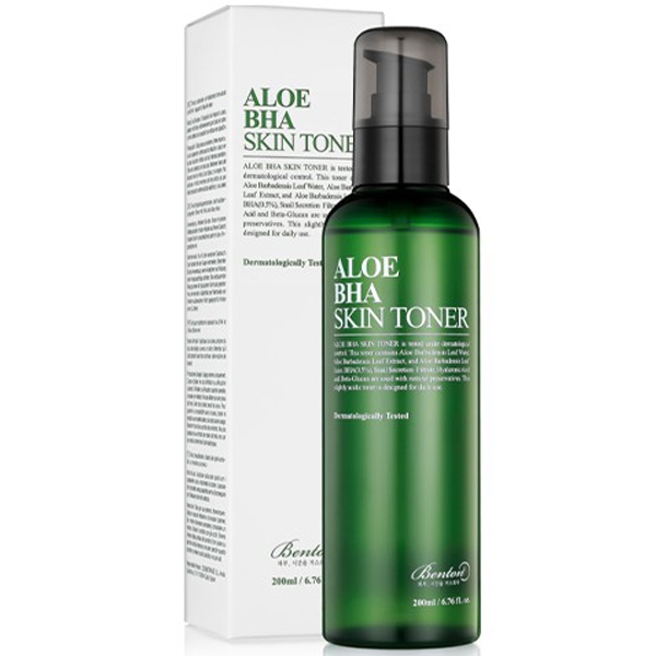 พร้อมส่ง โทนเนอร์รักษาสิว Benton Aloe BHA Skin Toner 200ml.