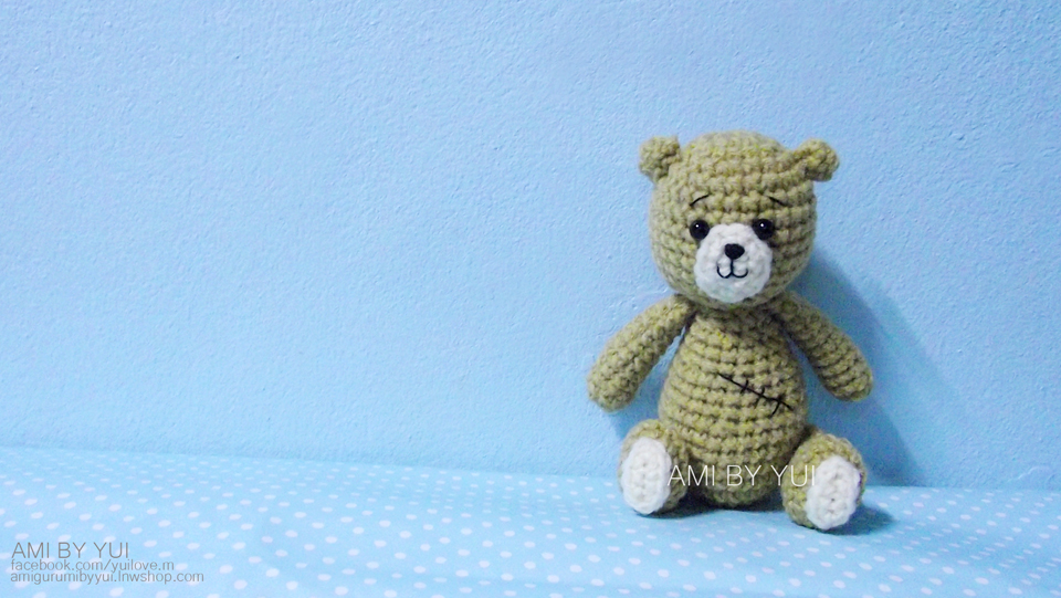 ตุ๊กตาถักไหมพรมหมี Bear