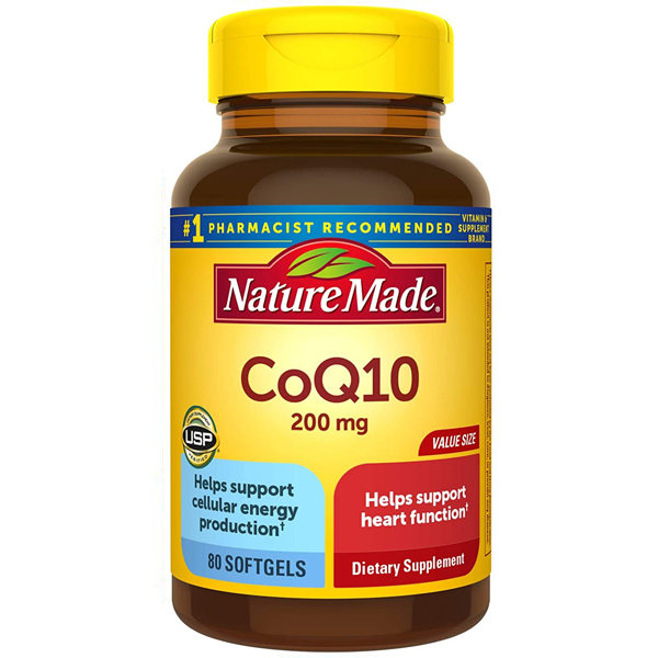 พร้อมส่งฟรี โคเอนไซม์ คิวเทน Nature Made Coq10 200mg. 140 Softgels