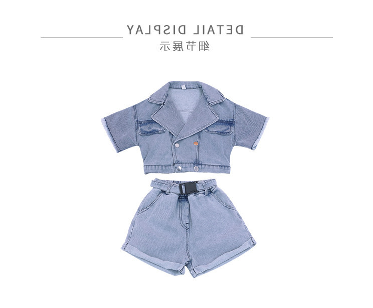 yw1298 เสื้อ+เข็มขัด+กางเกง size 7-15 5 ชุดต่อแพ็ค