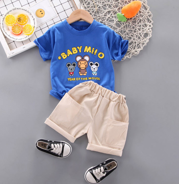 ha1268 เสื้อ+กางเกง size 80-110 จำนวน 4 ตัวต่อแพ็ค