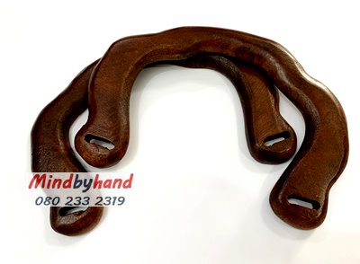 หูกระเป๋าไม้ ทรงมะขาม