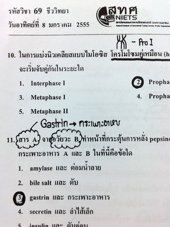 หนังสือหมอพิชญ์ ข้อสอบ สทศ.ชีววิทยาปี 55-56