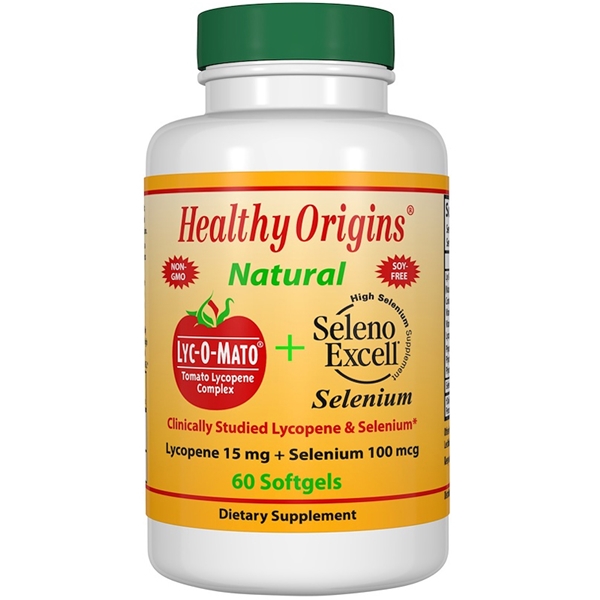 พร้อมส่ง สารสกัดจากมะเขือเทศ Healthy Origins Lyc-O-Mato Lycopene + Seleno Excell