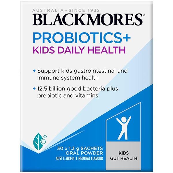 พร้อมส่ง โปรไบโอติก สำหรับเด็ก Blackmores Probiotics+ Kids Daily 30 x 1.3g Oral Powder Sachets