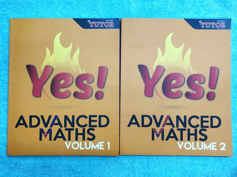 ►พี่ตุ้ยเดอะติวเตอร์◄ หนังสือกวดวิชา Advanced Maths เล่ม 1+2 รวมโจทย์คณิตศาสตร์ระดับยากครบทุกบท เหมาะสำหรับเด็กที่มีพื้นฐานดี เล่ม 1 มีจดบางหน้า จดละเอียดมาก เล่ม 2 ใหม่เอี่ยม ไม่มีรอยขีดเขียน โจทย์ข้อที่ไม่ได้จดไม่มีเฉลย ในหนังสือมีจดเทคนิคลัดของอาจารย์ห