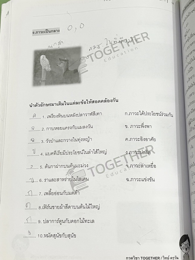 ►วิทย์สอบเข้าม.1◄ หนังสือกวดวิชา Together ครูวัน วิทยาศาสตร์เตรียมสอบเข้า ม.1 มีสรุปเนื้อหา โจทย์ประจำบท จดครบเกือบทั้งเล่ม จดละเอียด หนังสือเล่มหนาใหญ่