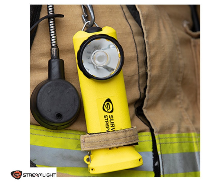 ไฟฉายดับเพลิง ติดหน้าอก Streamlight SURVIVOR มี 2 สี คือ สีเหลือง,สีส้ม